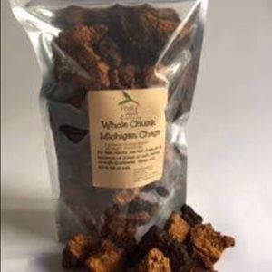 Great Lakes Treats whole chunk chaga (12oz bag)